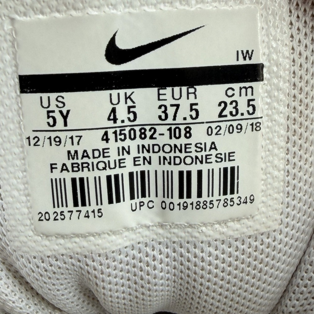 Nike Air More Uptempo Mid White Varsity Red (GS) Size 5Y/6.5W - Picture 7 of 7
